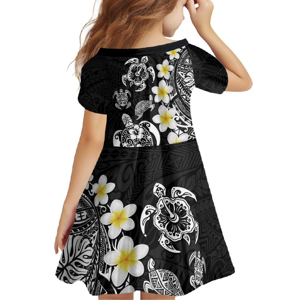 Hawaiian Plumeria Turtles Family Matching Off Shoulder Maxi Dress and Hawaiian Shirt Polynesian Art Tattoo LT03 - Polynesian Pride