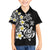 Hawaiian Plumeria Turtles Family Matching Short Sleeve Bodycon Dress and Hawaiian Shirt Polynesian Art Tattoo