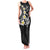 Hawaiian Plumeria Turtles Family Matching Tank Maxi Dress and Hawaiian Shirt Polynesian Art Tattoo