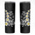 Hawaiian Plumeria Turtles Skinny Tumbler Polynesian Art Tattoo