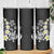 Hawaiian Plumeria Turtles Skinny Tumbler Polynesian Art Tattoo