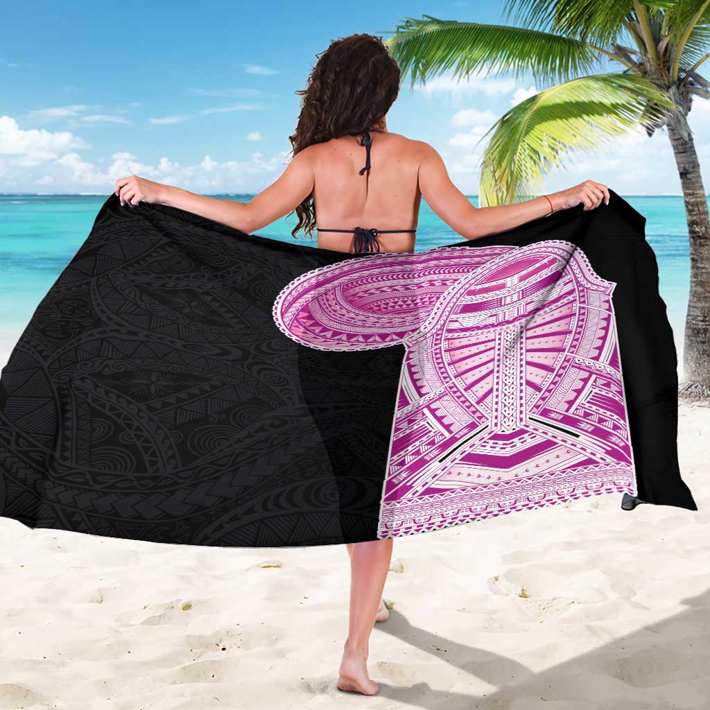 Samoan Art Tattoo Polynesian Pattern Sarong Pink Out Color
