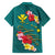 Aloha Kanaka Maoli Hawaii Flowers Hawaiian Shirt With Polynesian Pattern Teal Color