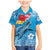 Hawaii Sea Turtle and Tropical Flowers Family Matching Mermaid Dress and Hawaiian Shirt Polynesian Tattoo Undersea Vibe