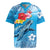 Hawaii Sea Turtle and Tropical Flowers Rugby Jersey Polynesian Tattoo Undersea Vibe