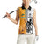 Custom Fiji and Australia Rugby Women Sleeveless Polo Shirt Aboriginal and Fijian Masi Pattern