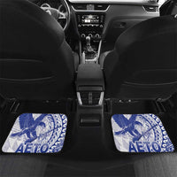 Samoa Pago Pago Aeto Car Mats Wingstyle Blue-White Color - Polynesian Pride