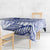Samoa Pago Pago Aeto Tablecloth Wingstyle Blue-White Color - Polynesian Pride