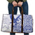 Samoa Pago Pago Aeto Travel Bag Wingstyle Blue-White Color - Polynesian Pride