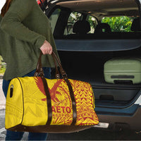 Samoa Pago Pago Aeto Travel Bag Wingstyle Red-Gold Color - Polynesian Pride