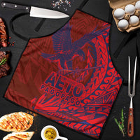 Samoa Pago Pago Aeto Apron Wingstyle Red-Blue Color - Polynesian Pride
