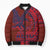 Samoa Pago Pago Aeto Bomber Puffer Jacket Wingstyle Red-Blue Color - Polynesian Pride