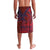 Samoa Pago Pago Aeto Lavalava Wingstyle Red-Blue Color - Polynesian Pride