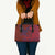 Samoa Pago Pago Aeto Leather Bag Wingstyle Red-Blue Color - Polynesian Pride