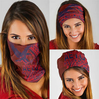 American Samoa Pago Pago Aeto Neck Gaiter Wingstyle Red-Blue Color LT03