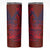Samoa Pago Pago Aeto Skinny Tumbler Wingstyle Red-Blue Color - Polynesian Pride