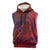 Samoa Pago Pago Aeto Sleeveless Hoodie Wingstyle Red-Blue Color - Polynesian Pride