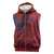 Samoa Pago Pago Aeto Sleeveless Zip Hoodie Wingstyle Red-Blue Color - Polynesian Pride