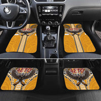 Samoa Pago Pago Aeto Car Mats Bald Eagle with Polynesian Art Tattoos - Polynesian Pride