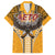Samoa Pago Pago Aeto Family Matching Off The Shoulder Long Sleeve Dress and Hawaiian Shirt Bald Eagle with Polynesian Art Tattoos - Polynesian Pride