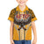 Samoa Pago Pago Aeto Family Matching Short Sleeve Bodycon Dress and Hawaiian Shirt Bald Eagle with Polynesian Art Tattoos - Polynesian Pride
