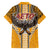 Samoa Pago Pago Aeto Family Matching Tank Maxi Dress and Hawaiian Shirt Bald Eagle with Polynesian Art Tattoos - Polynesian Pride
