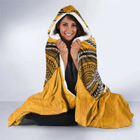 Samoa Pago Pago Aeto Hooded Blanket Bald Eagle with Polynesian Art Tattoos - Polynesian Pride