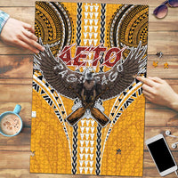 Samoa Pago Pago Aeto Puzzle Bald Eagle with Polynesian Art Tattoos LT03