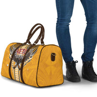 Samoa Pago Pago Aeto Travel Bag Bald Eagle with Polynesian Art Tattoos - Polynesian Pride