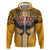 Samoa Pago Pago Aeto Zip Hoodie Bald Eagle with Polynesian Art Tattoos - Polynesian Pride