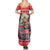 New Zealand Christmas Summer Maxi Dress Santa Catch The Wave Maori Pattern Retro Style LT03 - Polynesian Pride