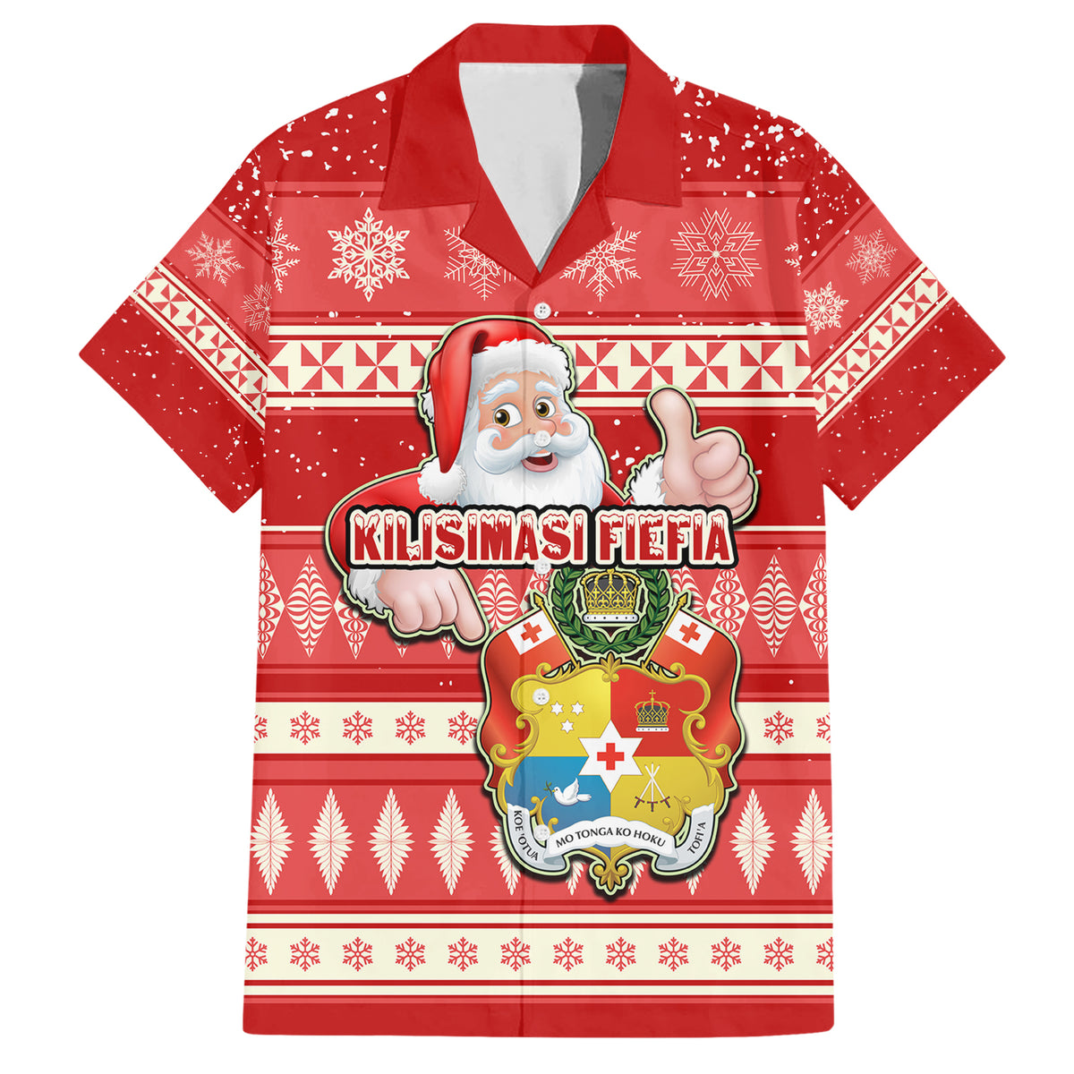custom-tonga-christmas-hawaiian-shirt-the-santa-coat-of-arms-with-ngatu-and-snow-pattern