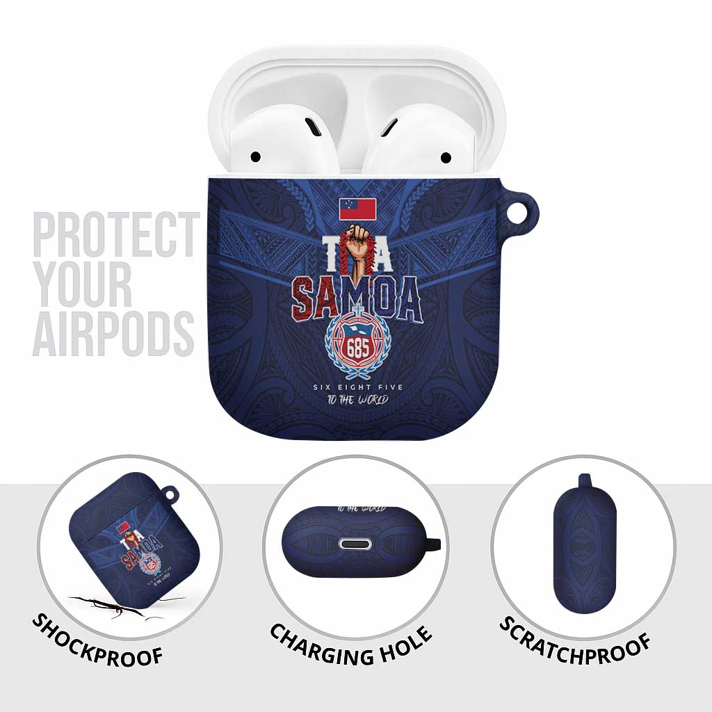 Rugby Toa Samoa AirPods Case Champions Six Eight Five - Polynesian Pride