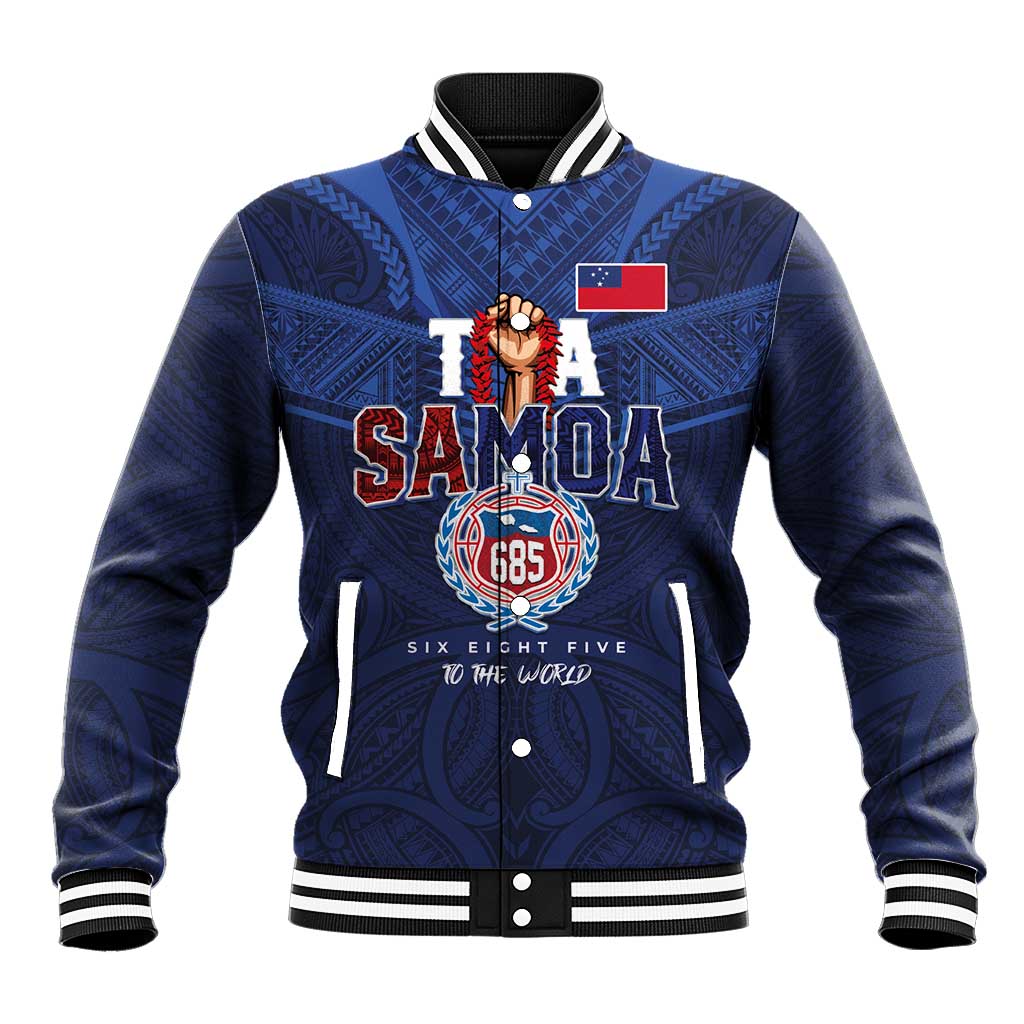 Custom Rugby Toa Samoa Baseball Jacket Champions Six Eight Five - Polynesian Pride