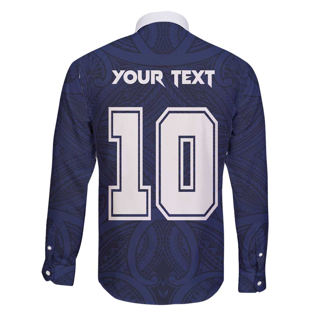 Custom Rugby Toa Samoa Family Matching Off Shoulder Short Dress and Hawaiian Shirt Champions Six Eight Five - Polynesian Pride