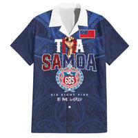 Custom Rugby Toa Samoa Hawaiian Shirt Champions Six Eight Five - Polynesian Pride