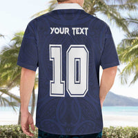 Custom Rugby Toa Samoa Hawaiian Shirt Champions Six Eight Five - Polynesian Pride