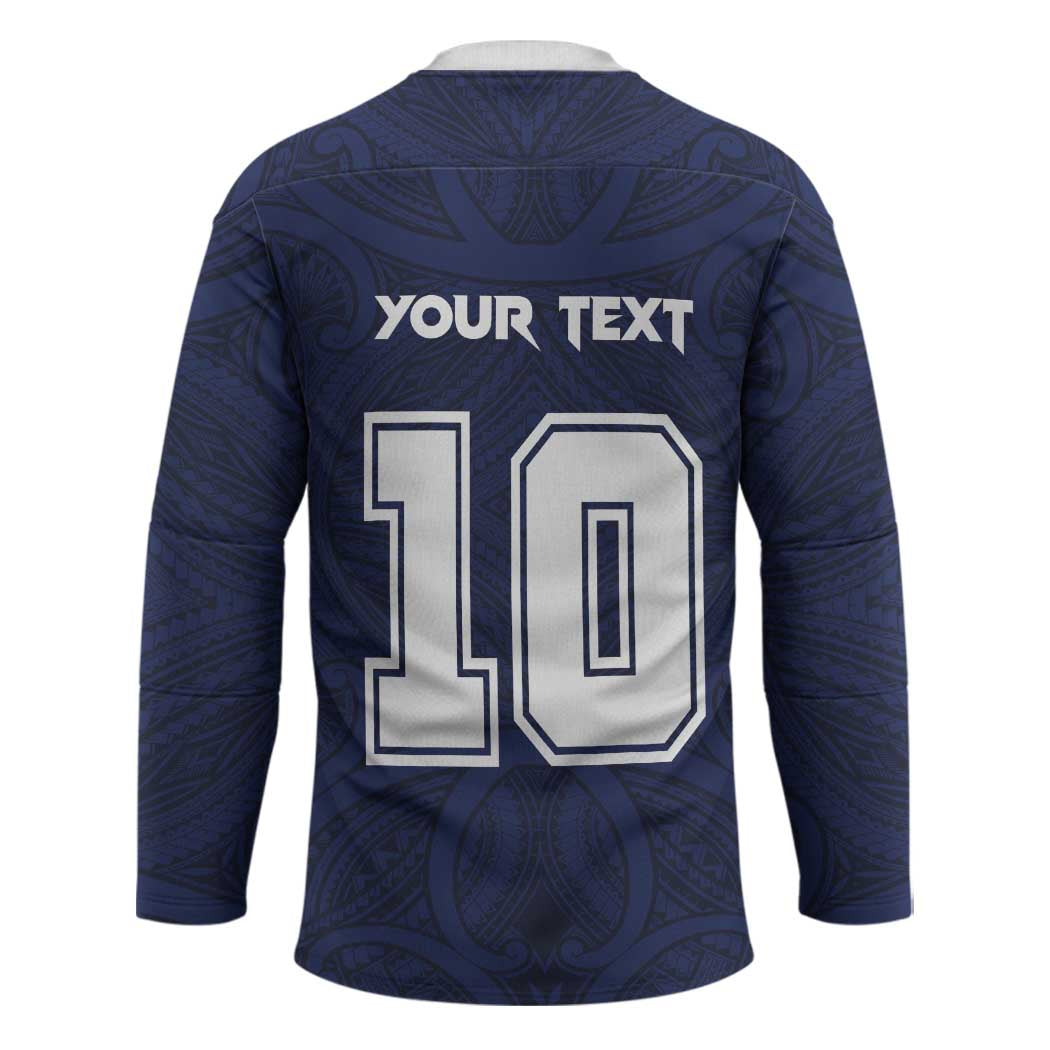 Custom Rugby Toa Samoa Hockey Jersey Champions Six Eight Five - Polynesian Pride