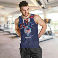 Custom Rugby Toa Samoa Men Tank Top Champions Six Eight Five - Polynesian Pride