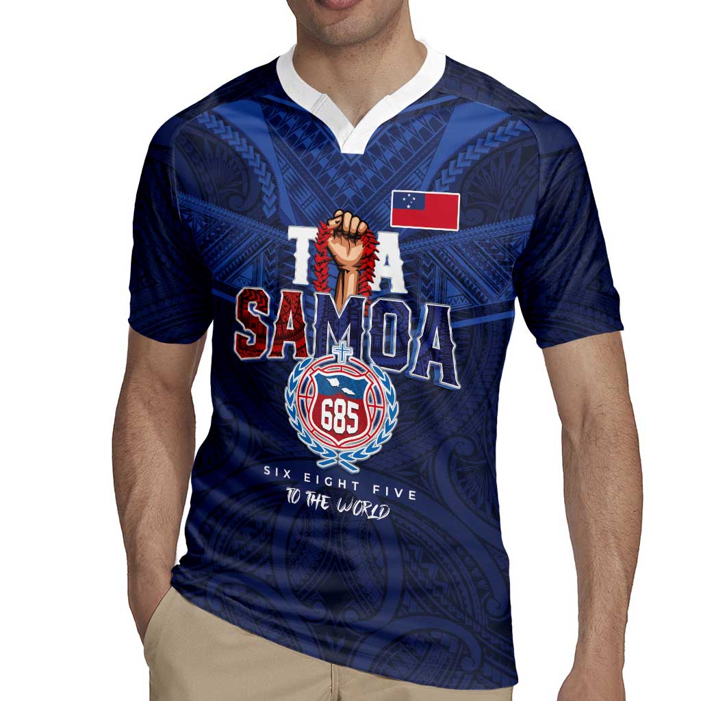 Custom Rugby Toa Samoa Rugby Jersey Champions Six Eight Five - Polynesian Pride