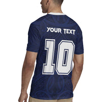 Custom Rugby Toa Samoa Rugby Jersey Champions Six Eight Five - Polynesian Pride