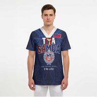 Custom Rugby Toa Samoa Scrub Top Champions Six Eight Five - Polynesian Pride