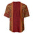 Hawaii Style Hibiscus and Tribal Element Fabric Patchwork Baseball Jersey LT03 - Polynesian Pride
