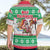 Hawaii Mele Kalikimaka Hawaiian Shirt Aloha Santa and Palm Tree Mix Kakau Pattern LT03 - Polynesian Pride