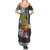 Hawaii Pineapple Surfing Kakau Tribal Personalised Summer Maxi Dress LT03 - Polynesian Pride