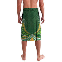 Custom Cook Islands Rugby League Lavalava Tatau Tribal Motifs-Dark Green Color - Polynesian Pride