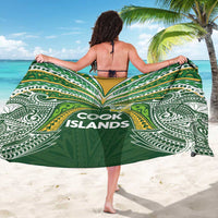 Cook Islands Rugby League Sarong Tatau Tribal Motifs-Dark Green Color - Polynesian Pride
