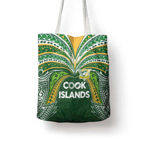 Cook Islands Rugby League Tote Bag Tatau Tribal Motifs-Dark Green Color - Polynesian Pride