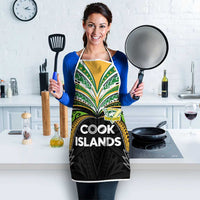 Cook Islands Rugby League Apron Tatau Tribal Motifs-Black Color - Polynesian Pride