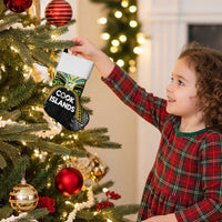 Cook Islands Rugby League Christmas Stocking Tatau Tribal Motifs-Black Color - Polynesian Pride